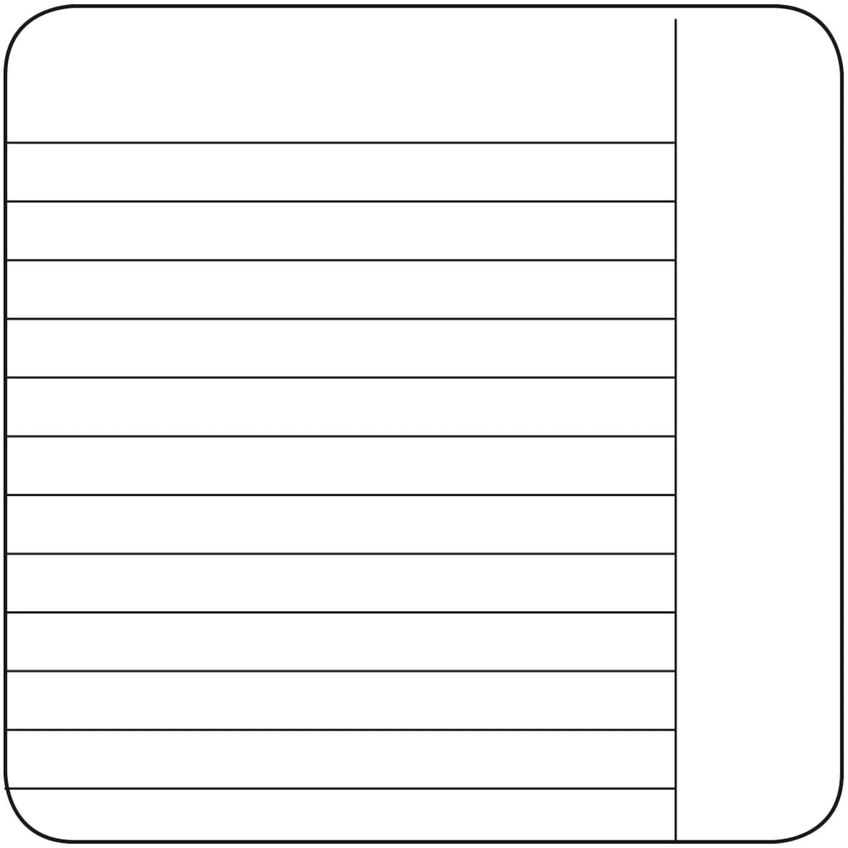 Schulheft A5 – 32 Blatt Lineatur Nr. 9 liniert mit Rand – 2