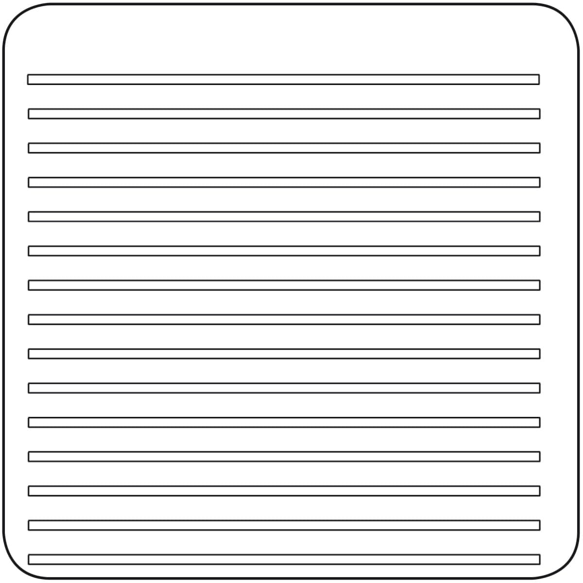 Schulheft A5 – 16 Blatt Lineatur Nr. 3 – liniert 3. Schuljahr – 2