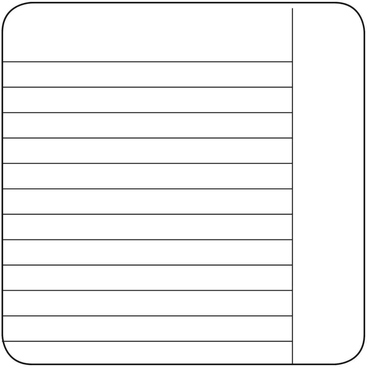 Schulheft A5 &#8211; 32 Blatt Lineatur Nr. 9 liniert mit Rand &#8211; 2